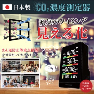 日本製CO2濃度測定器 HCOM-CNJP001