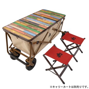 【ロゴス】Old Wooden 丸洗いカートテーブルセット2【キャンプ用品】【アウトドア】