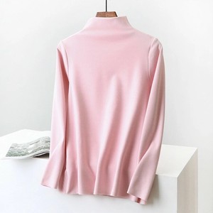 T-shirt Pullover Knitted Plain Color High-Neck Cut-and-sew NEW Autumn/Winter