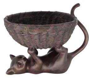 Animal Ornament Cat Basket