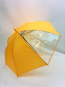 通年新作）雨傘・長傘-ジュニア　視界良好透明1駒透明安全ジャンプ雨傘「2022新作」