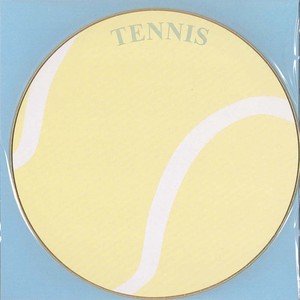 円型色紙 テニス