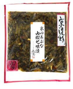 京壬生菜七味山椒漬　【京漬物】　130g　小袋【名産品】