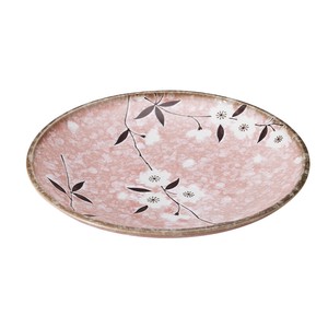 Mino ware Main Plate Pink Sakura