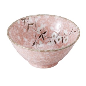 Mino ware Donburi Bowl Pink Sakura M