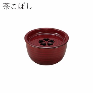 【ティータイム・茶筒】茶こぼし ケヤキ木目