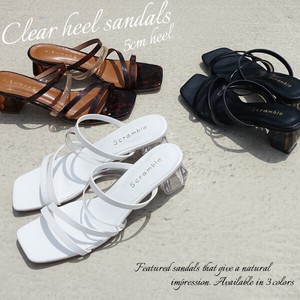 Sandals Low-heel Clear