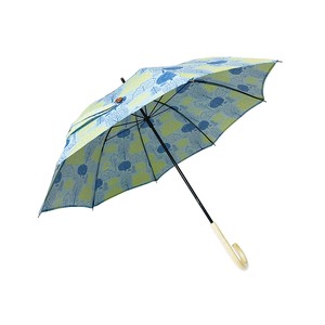 日傘キット　鉄芯・籐巻き持ち手　商用利用可　ハンドメイド　ソーイング教室におすすめ　手作りの日傘