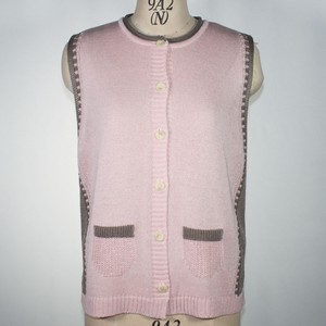 Vest/Gilet Color Palette Knitted Pocket Made in Japan