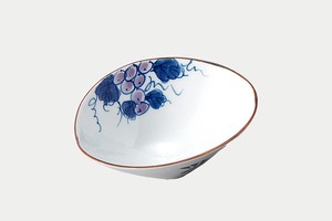 Hasami ware Side Dish Bowl Porcelain Grapes Made in Japan