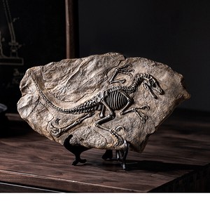 居間の装飾工芸品恐竜の化石 YMA325