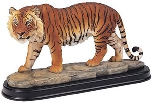 動物彫刻 ベンガル・タイガー置物彫像/ インド バングラデシュ(輸入品