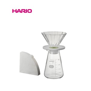 『HARIO』茶茶ドリッパー・ブーケ　サーバーセット　CDB-3012-W（ハリオ）
