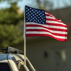 自動車用　USA アメリカン フラッグ　ウィンドウクリップ　米国旗　飾り　カー用品　アメリカン雑貨