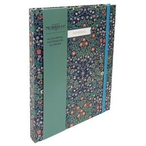 Notebook black Journal William Morris