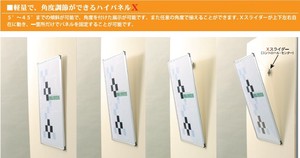 日本製 A1 パネル 簡単！角度調整可能！ ハイパネルX 枠取外し式 Poster panel「2024新作」