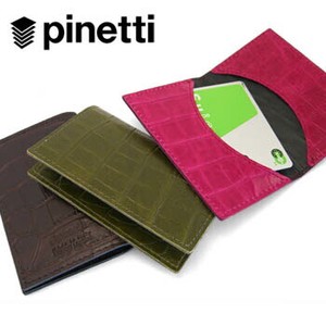 【在庫処分品特価】イタリア製　PINETTI　FLORIDA　カードホルダー　名刺入れ