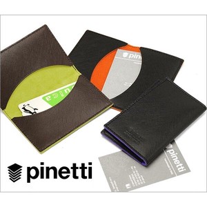 【在庫処分品特価】イタリア製　PINETTI　OS　カードホルダー　名刺入れ