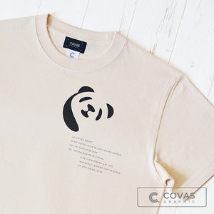 T-shirt Pudding T-Shirt Natural Unisex Panda