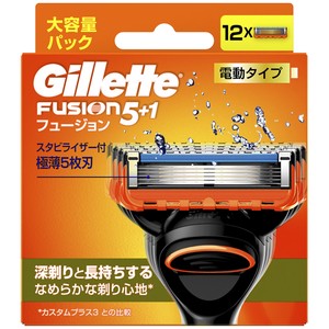 P&GGillette フュージョン 電動タイプ 替刃12コ入