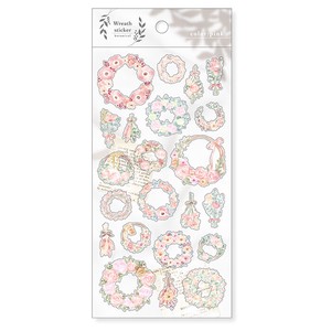 Stickers Pink Wreath Stickers