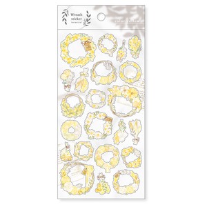 Stickers Yellow Wreath Stickers