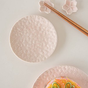 Mino ware Small Plate Cherry Blossom Pink Sakura M Miyama 5-sun Made in Japan