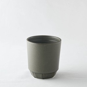 深山(miyama.) plant pot L ブラウンマット 鉢カバー[日本製/美濃焼]