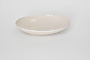 カフェズ アイボリーいっぷく楕円鉢M 白系 洋食器 変形ボール 日本製 美濃焼 カフェ風 おしゃれ
