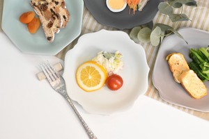 メイメイ稜花16.5取皿 白系 和食器 フルーツ皿・取皿 日本製 美濃焼