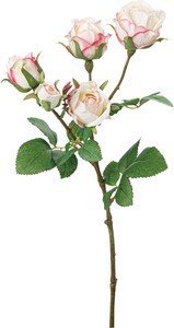 【造花】ベルローズスプレー　ホワイトピンク　FA−7363W／P
