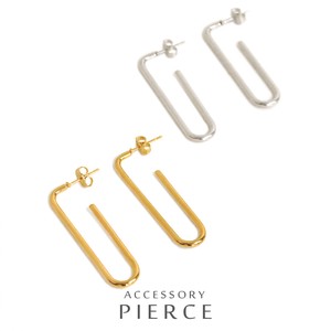 Pierced Earrings Gold Post Gold Design Stainless Steel M