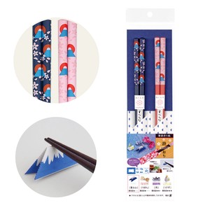 Chopsticks Origami Cherry Blossom Mt.Fuji Japanese Pattern Made in Japan
