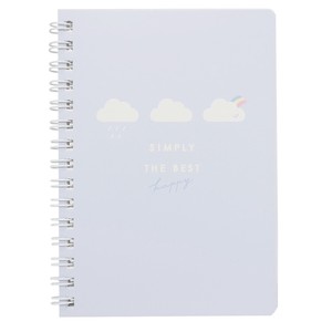 Notebook Notebook A6 Size W Ring Note