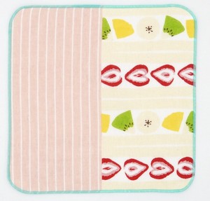 Gauze Handkerchief Gauze Towel Fruits Made in Japan