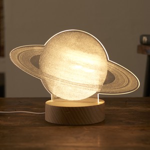 ≪特価≫インテリアアイテム【Fun Science】　アクリルLEDライト　土星