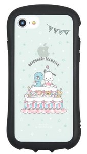 ぼのぼの×ポチャッコ iPhone SE(第2世代)/8/7/6s/6 対応ハイブリッドクリアケース おともだち SANBP-01B