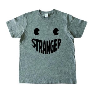 stranger グレー　半袖 Tシャツ メンズ レディース 綿Tシャツ お揃い コーデおもしろTシャツ