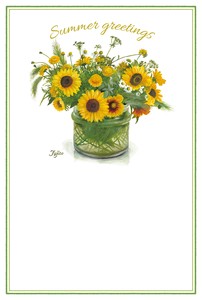 Postcard Summer Vases