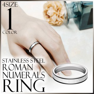 Stainless-Steel-Based Ring sliver Stainless Steel Rings Ladies' Men's
