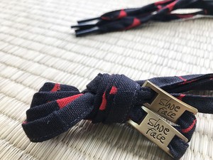 Kimono shoelace for sneakers 着物靴紐 シューレース スニーカー用 22-201K