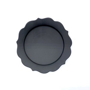 Mino ware Main Plate black