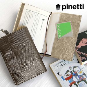 【イタリア製】PINETTI　レザーブックカバー　クリアランス　セール【在庫処分品特価】
