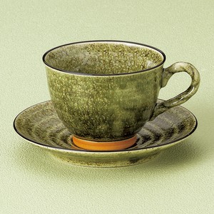 コーヒーカップ&ソーサー 縄手オリベ唐津 陶器 日本製 美濃焼