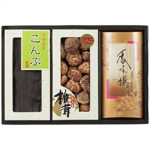 椎茸・昆布・八女茶詰合せ HJYK-50