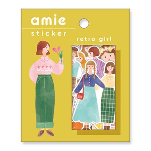 Stickers Amie Sticker Retro Girl