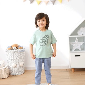 Kids' Short Sleeve T-shirt Little Girls Series T-Shirt Embroidered Boy Kids