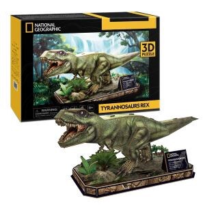 3Dパズル 【ナショナルジオグラフィック】ティラノザウルス