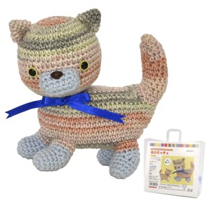 猫のミッチェ　手づくりキット　日本製　いちかわみゆき　毛糸　編み物　猫もの　ネコ　MI-17