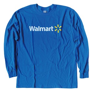 Walmart LONG T-shirt BLUE ウォルマート ロンT